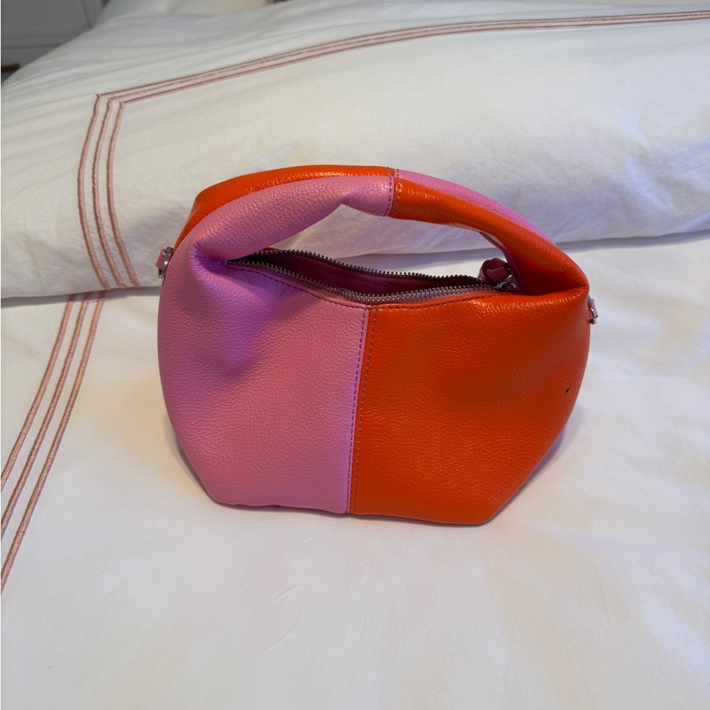2 Tone Pink and Orange Handbag